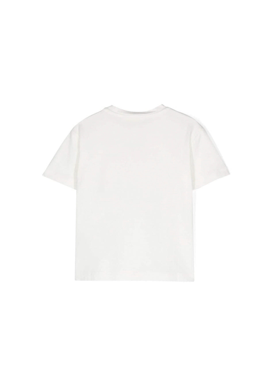 Elisabetta Franchi La Mia Bambina T-shirt Avorio con Ricamo per Neonate