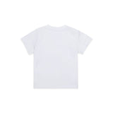 Dsquared2 Kids White T-shirt with Leaf Print for Babies