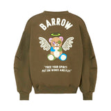 Barrow Kids Felpa Girocollo con Motivo Teddy Wings Unisex per Bambini
