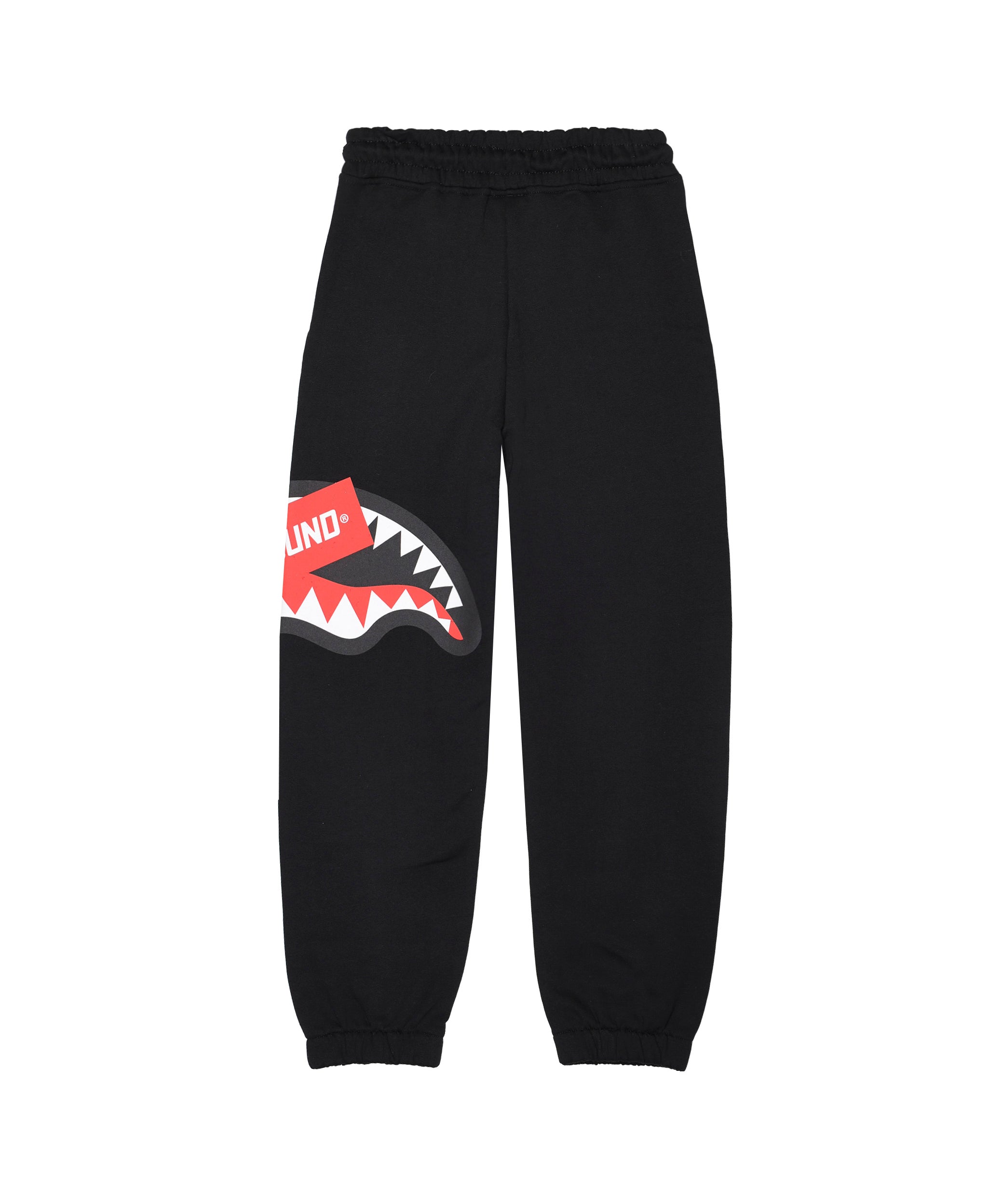 Sprayground Kids Pantaloni in Felpa Neri con Logo per Bambini