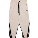 Yes London Kids Pantalone Crema  con Dettagli in Lana per Bambini