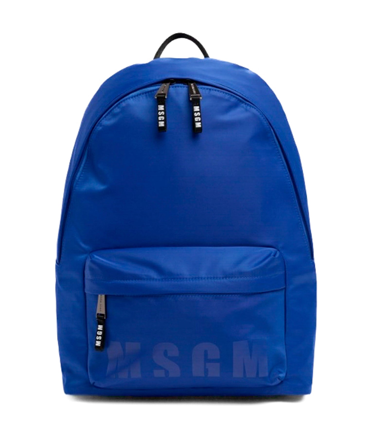 MSGM Kids Zaino Royal Blu con Logo per Bambini