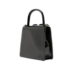 MSGM Kids Borsa Nera con Logo Groffato per Bambine (retro)