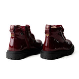 Elisabetta Franchi La Mia Bambina Anfibi Cherry Lucido per Bambine