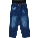 Dsquared2 Kids Jeans in Doppio Tessuto per Bambini