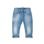 Dsquared2 Kids Jeans Slim Fit Denim per Neonati