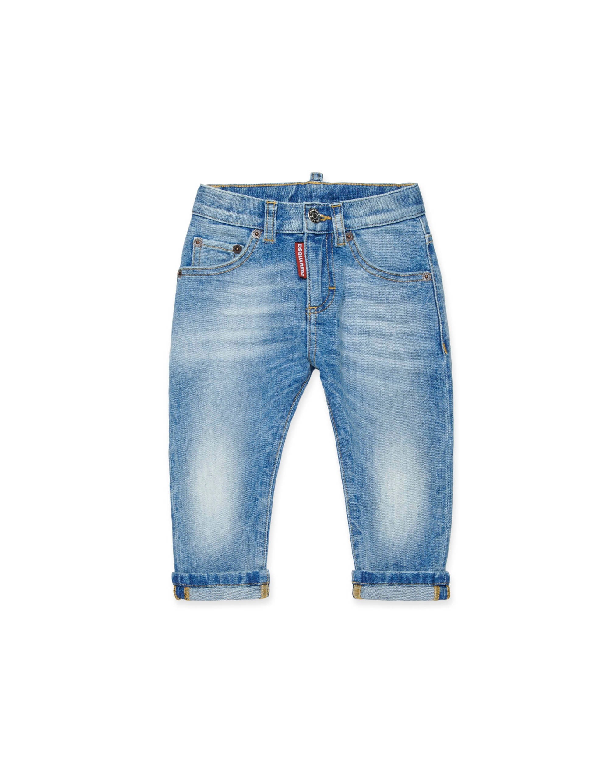Dsquared2 Kids Jeans Slim Fit Denim per Neonati