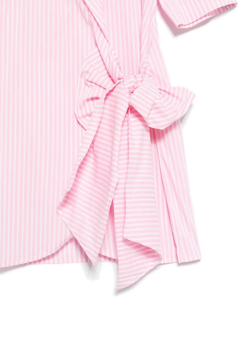MSGM Kids Abito Rosa a Righe per Bambine (dettaglio)