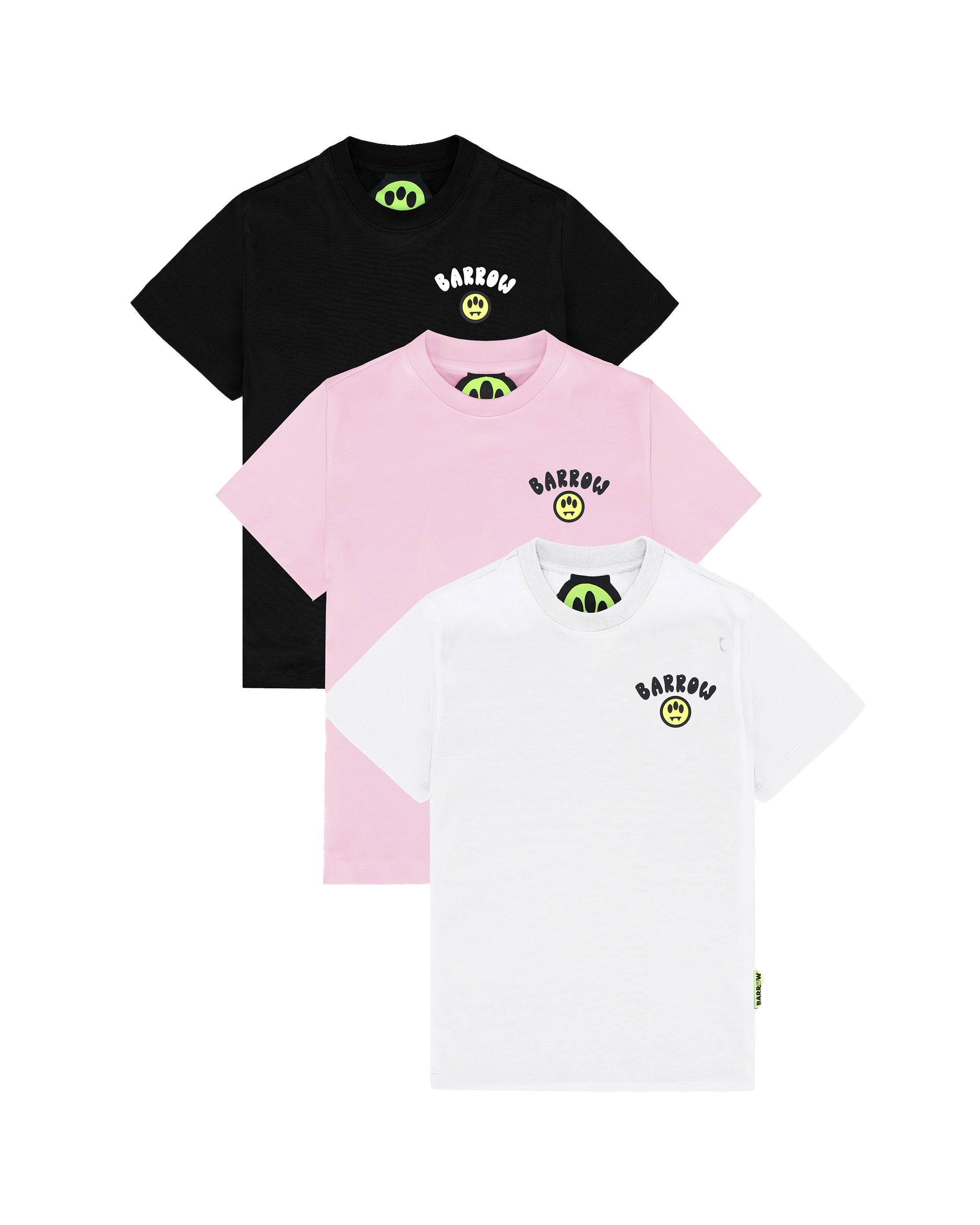 Barrow Kids Set T-Shirt Basic Unisex con Logo per Bambini