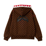 Sprayground Kids Felpa con Cappuccio Marrone per Bambini