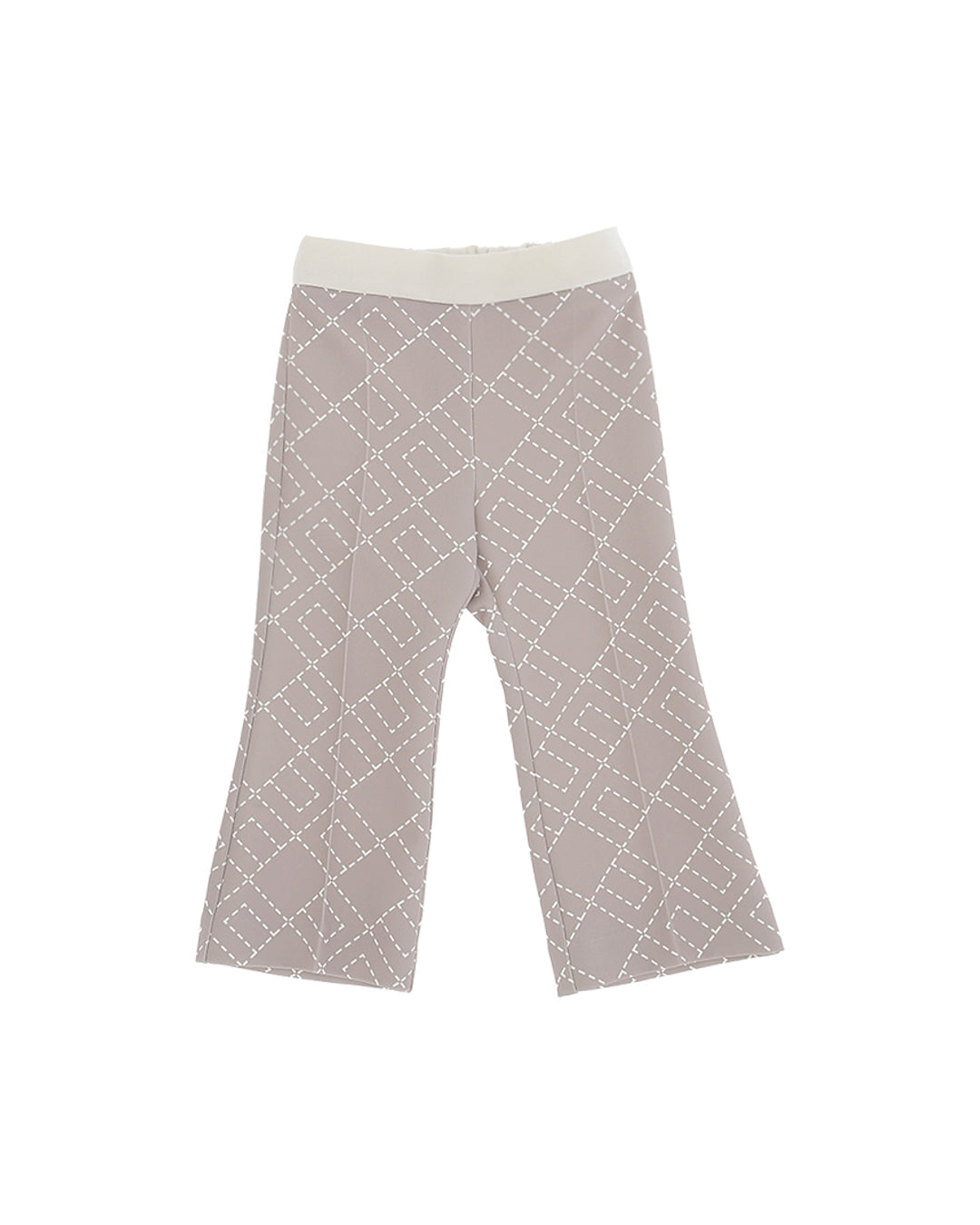 Elisabetta Franchi La Mia Bambina Pantaloni Sunrise con Logo Geometrico per Neonate