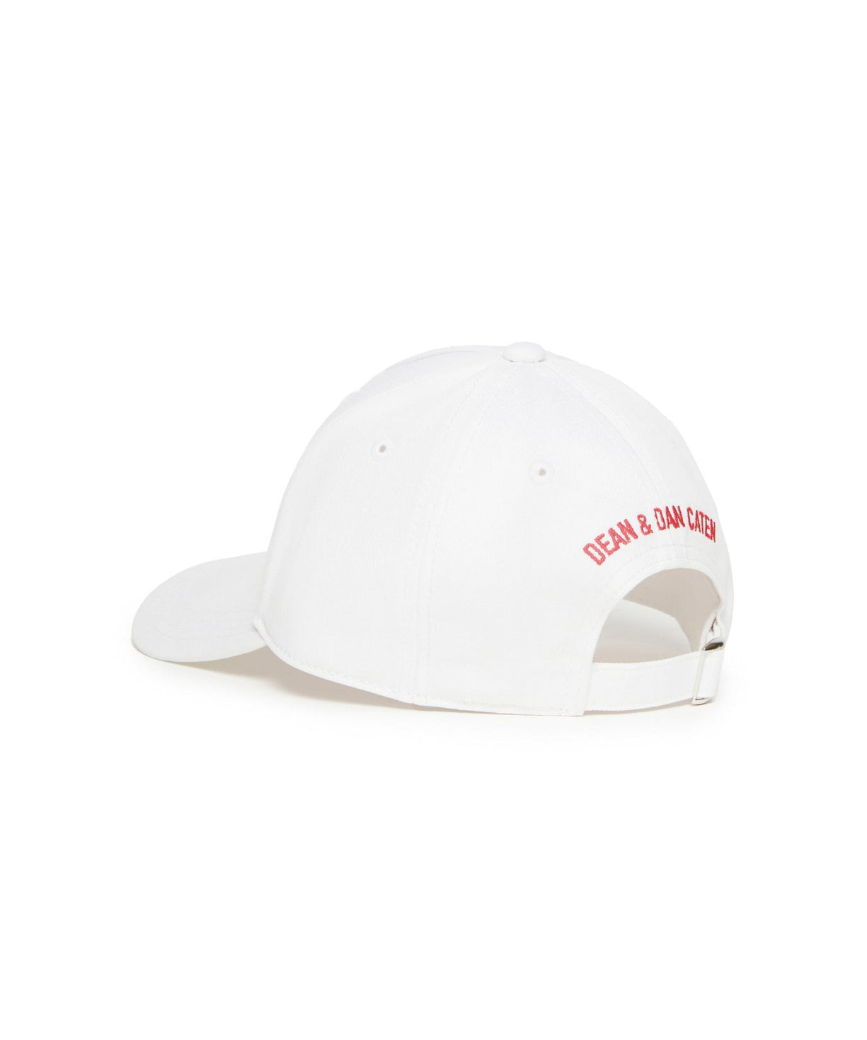 Dsquared2 Kids Cappello Bianco con Decoro Leaf per Bambine (retro)