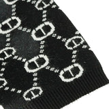 Twinset Kids Capello Nero con Motivo Multi Logo per Bambine