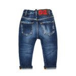Dsquared Kids Denim Scuro per Neonati