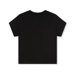 Boss Kids T-Shirt Nera con Stampa Logo Boss per Neonati