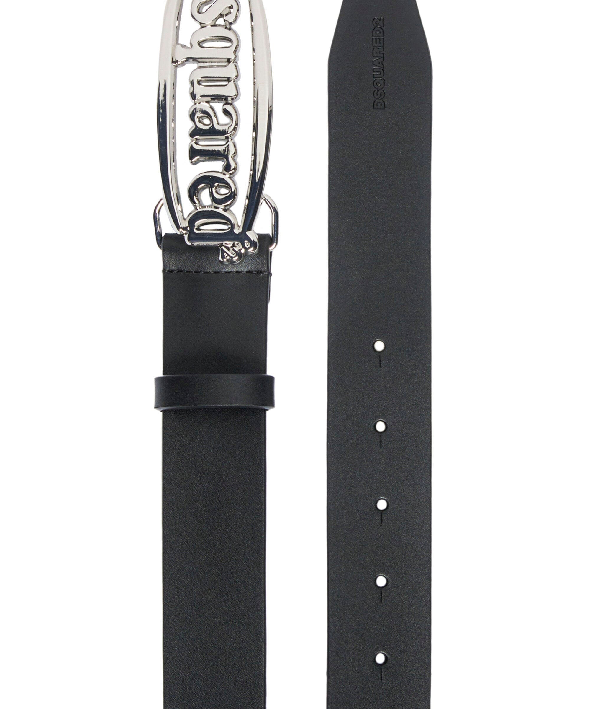 Dsquared2 Kids Cintura Nera con Fibbia Logata 2