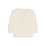 Moschino Kids Maglioncino Panna con Logo Teddy per Neonati