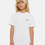 Dickies Kids T-shirt Bianca con Micro Logo per Bambini