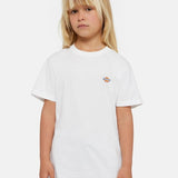 Dickies Kids T-shirt Bianca con Micro Logo per Bambini