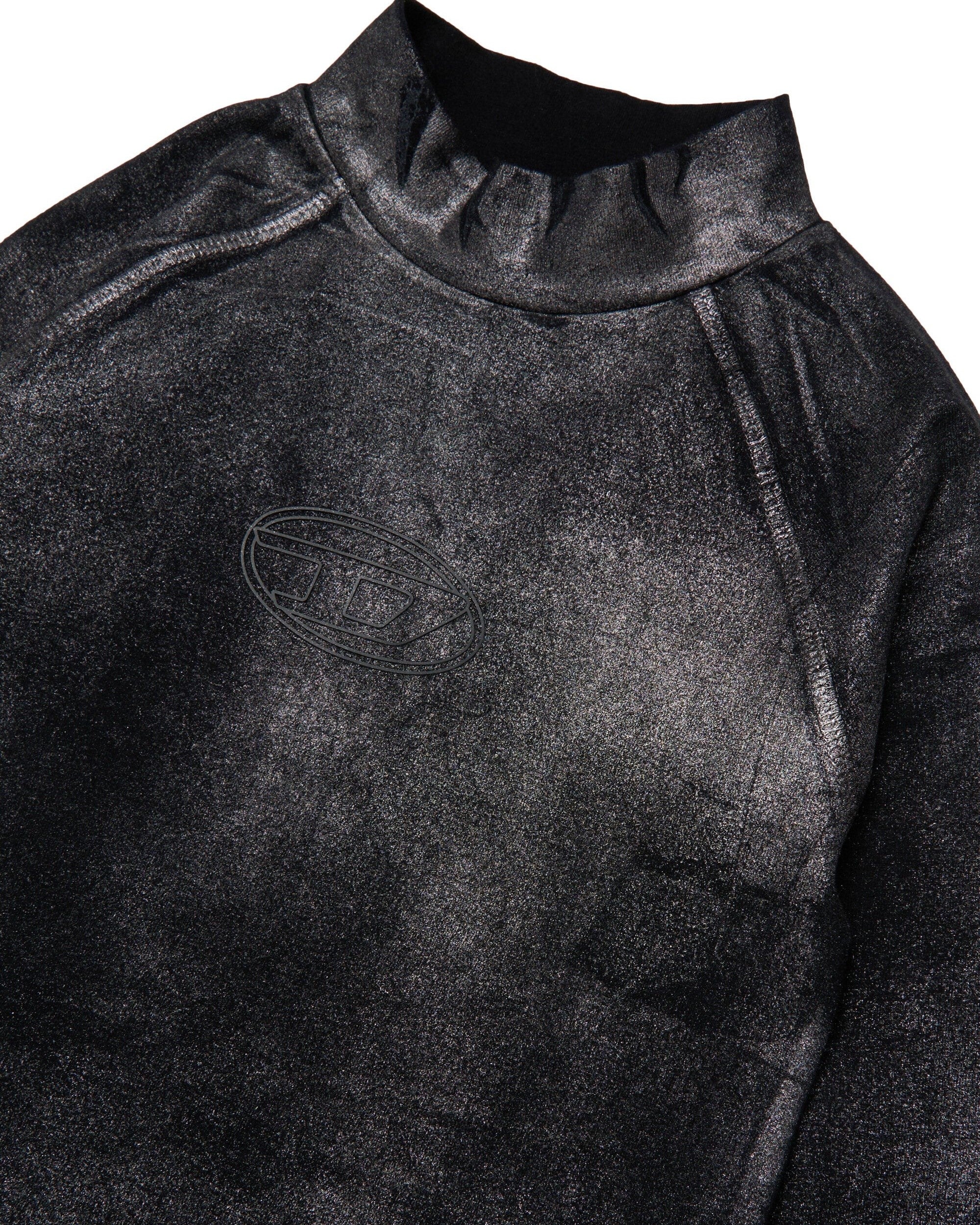 Diesel Kids Body Manica Lunga Stampa Mylar per Bambine (dettaglio)