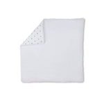 Boss Kids Coperta Bianca con Grafica a Pois per Neonati