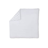 Boss Kids Coperta Bianca con Grafica a Pois per Neonati