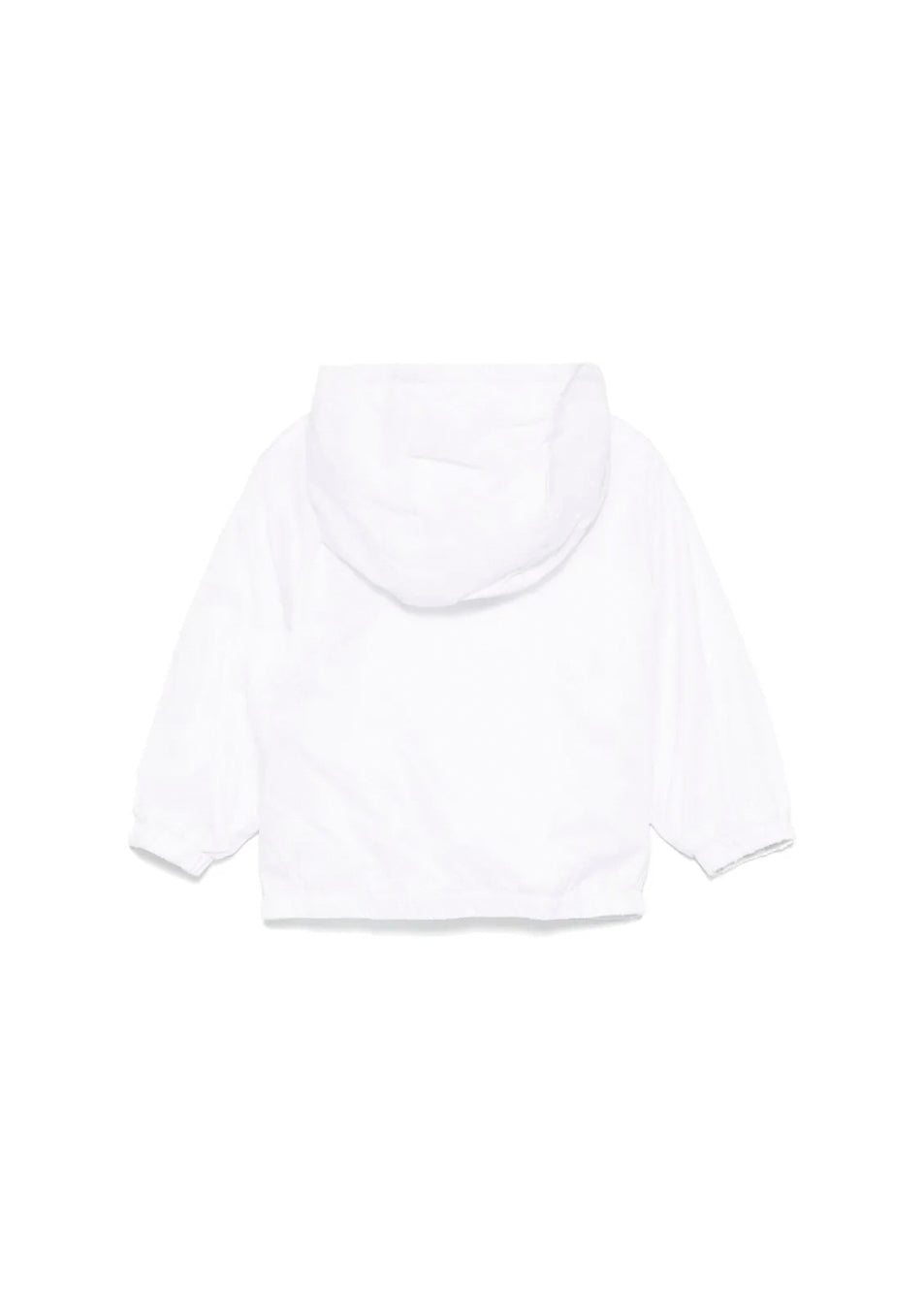 Moschino Kids Giubbino a Vento Bianco con Stampa Toy per Neonati