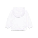 Moschino Kids Giubbino a Vento Bianco con Stampa Toy per Neonati