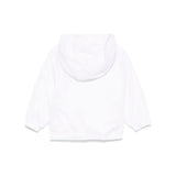 Moschino Kids Giubbino a Vento Bianco con Stampa Toy per Neonati