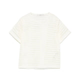 I'm Brian T-shirt Panna Traforata per Bambini