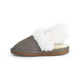 Colors of California Sabot Scamosciato con Pelliccia per Bambine