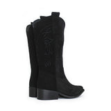 Black Glitter High Camperos Jammers for Girls