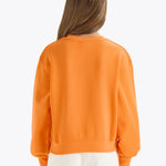 Felpa Girocollo Diadora Kids Arancione: Comfort e Stile per le Piccole Atlete