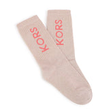 Michael Kors Kids Calze per Bambine Salmone