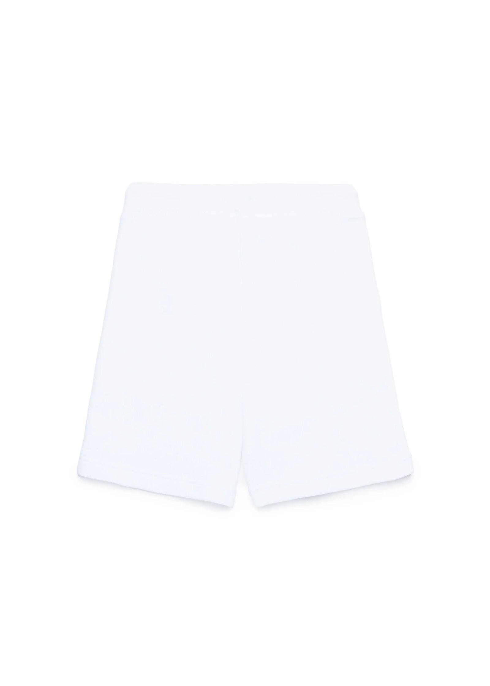 Dsquared2 Kids Short Bianco con Grafica Icon Splatter per Bambini