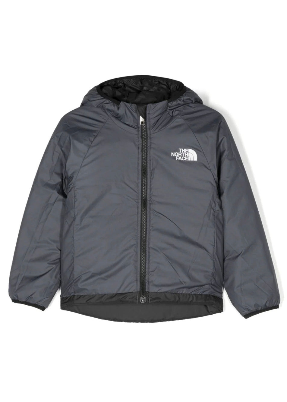 The North Face Kids Piumino Reversibile Nero/Grigio