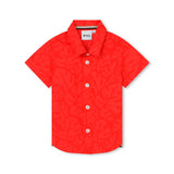 Boss Kids Camicia Rossa per Neonati