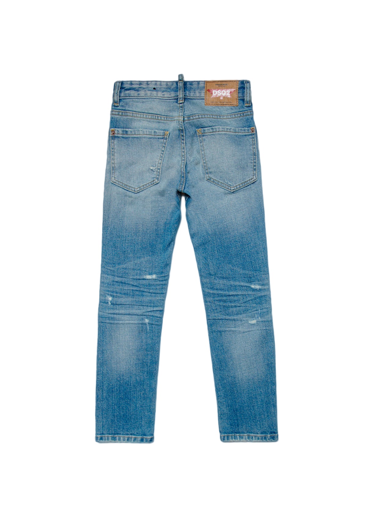 Dsquared2 Kids Jeans Chiaro Skinny con Rotture per Bambini