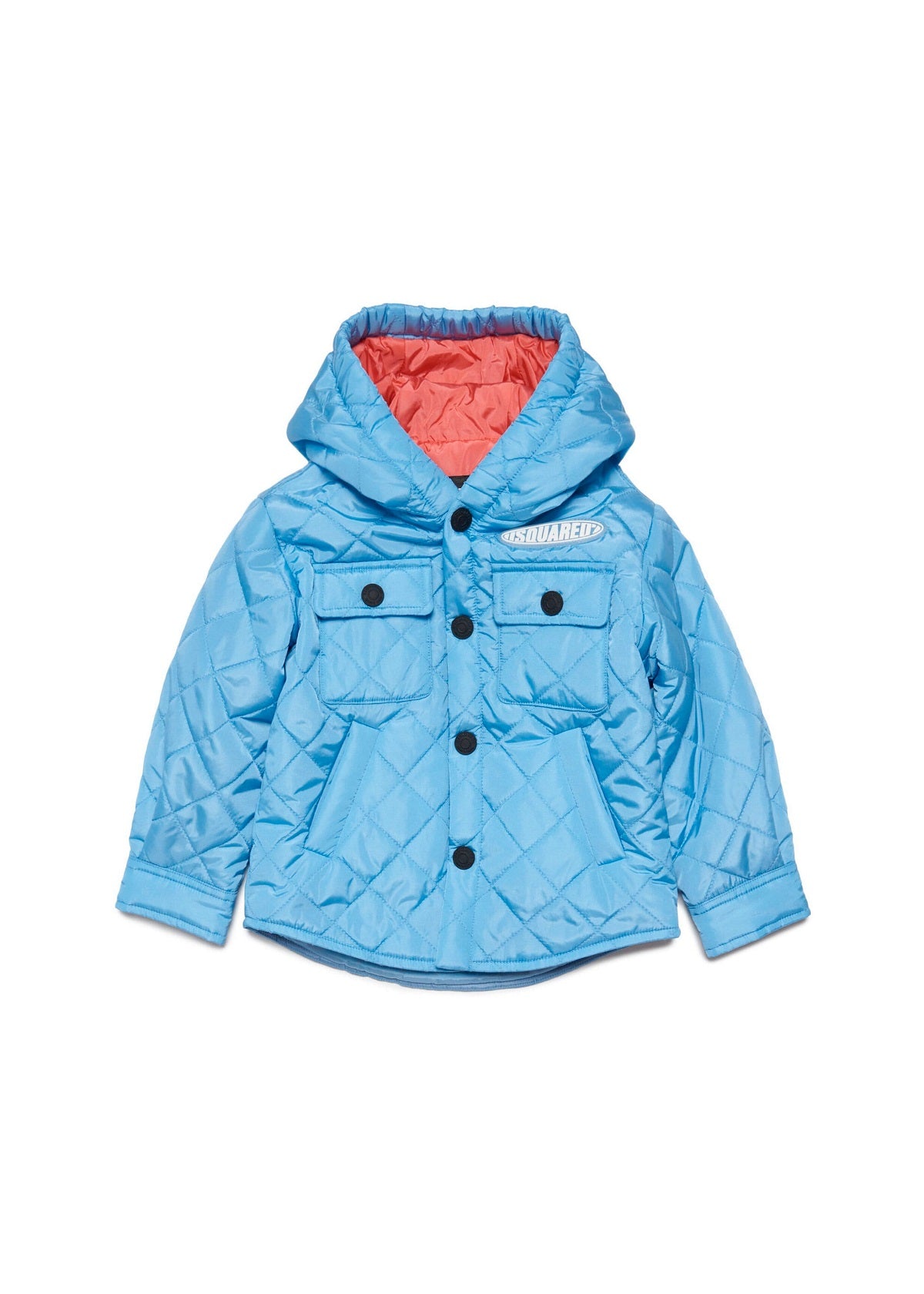Dsquared2 Kids Piumino Lightweight con Patch Logo Surf per Neonati