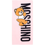 Moschino Kids Telo Mare Rosa Teddy Bear