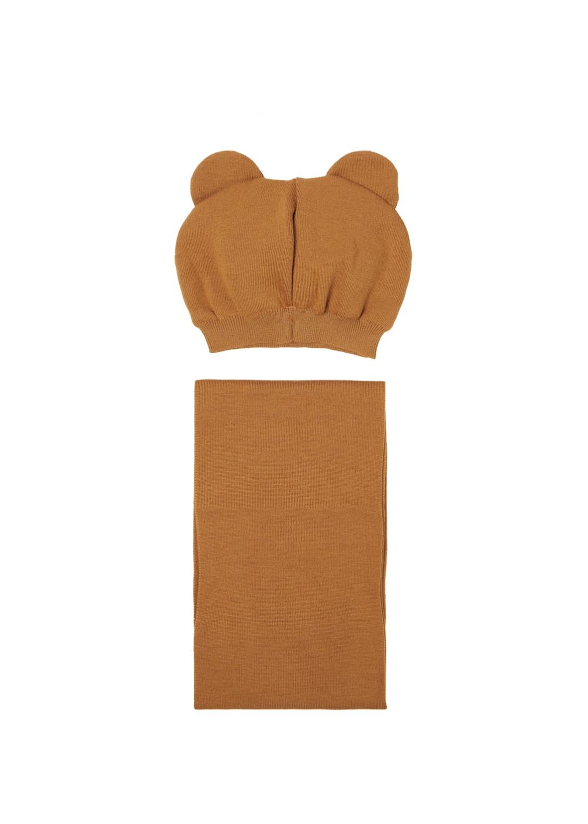 Moschino Set cappellino e sciarpa Marrone