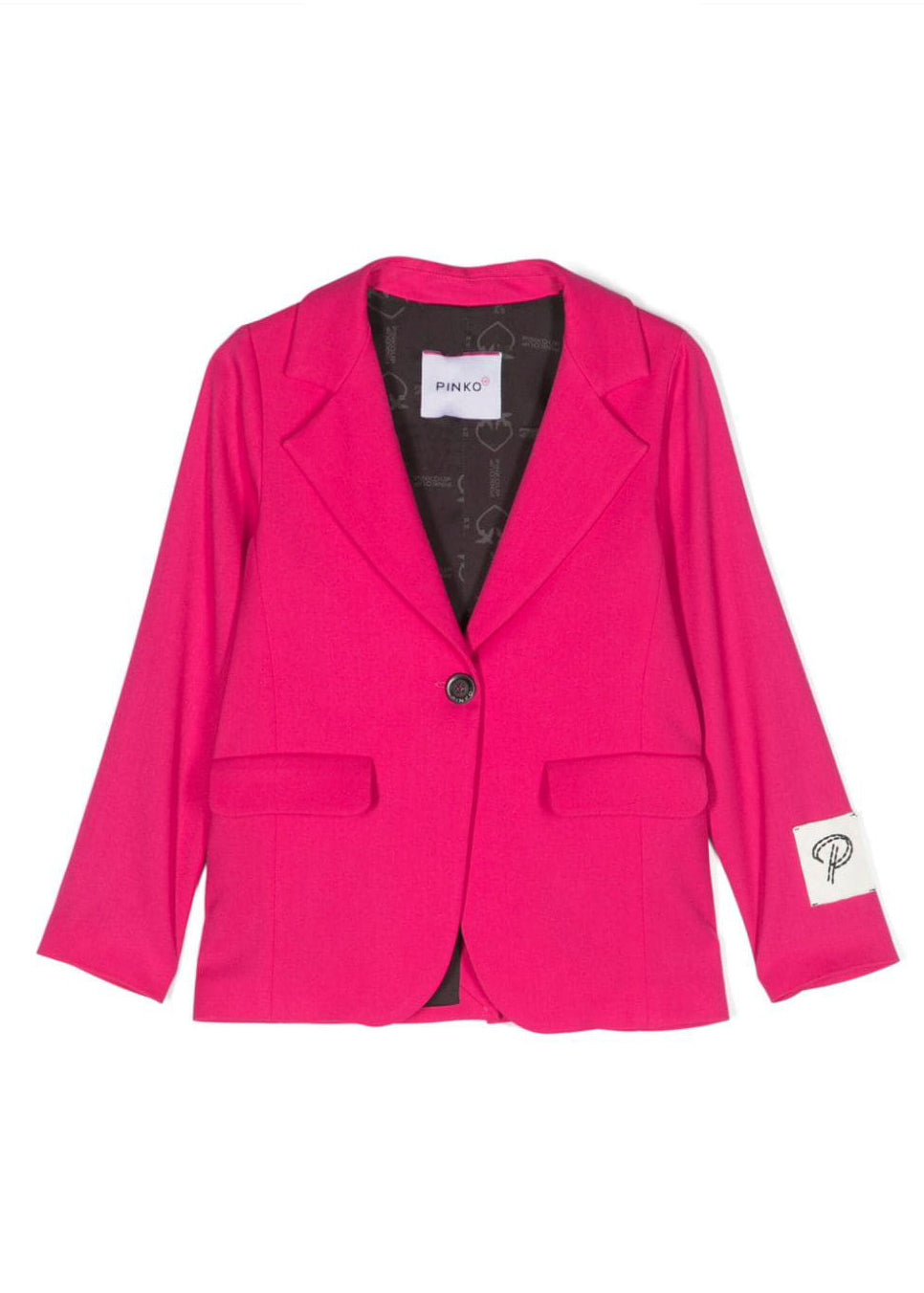 Blazer Monopetto Pinko Kids Rosa Fucsia: Eleganza e Stile Confortevole per la Tua Bambina