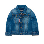 Dsquared2 Kids Giubbino di Jeans Sfumato per Neonati