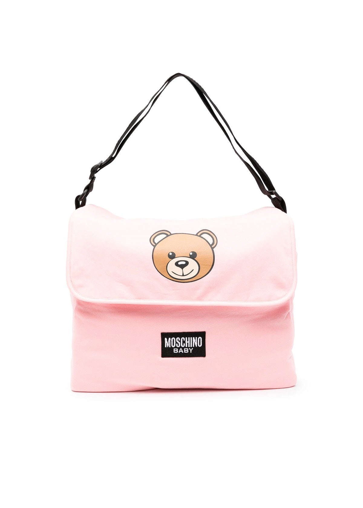 Moschino Kids Borsa Mamma Teddy Bear Rosa con Fasciatoio