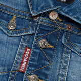 Dsquared2 Kids Giubbino di Jeans Sfumato per Neonati