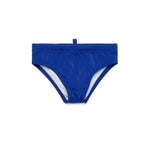 Dsquared2 Kids Costume Slip Blu con Grafica Beach per Neonati