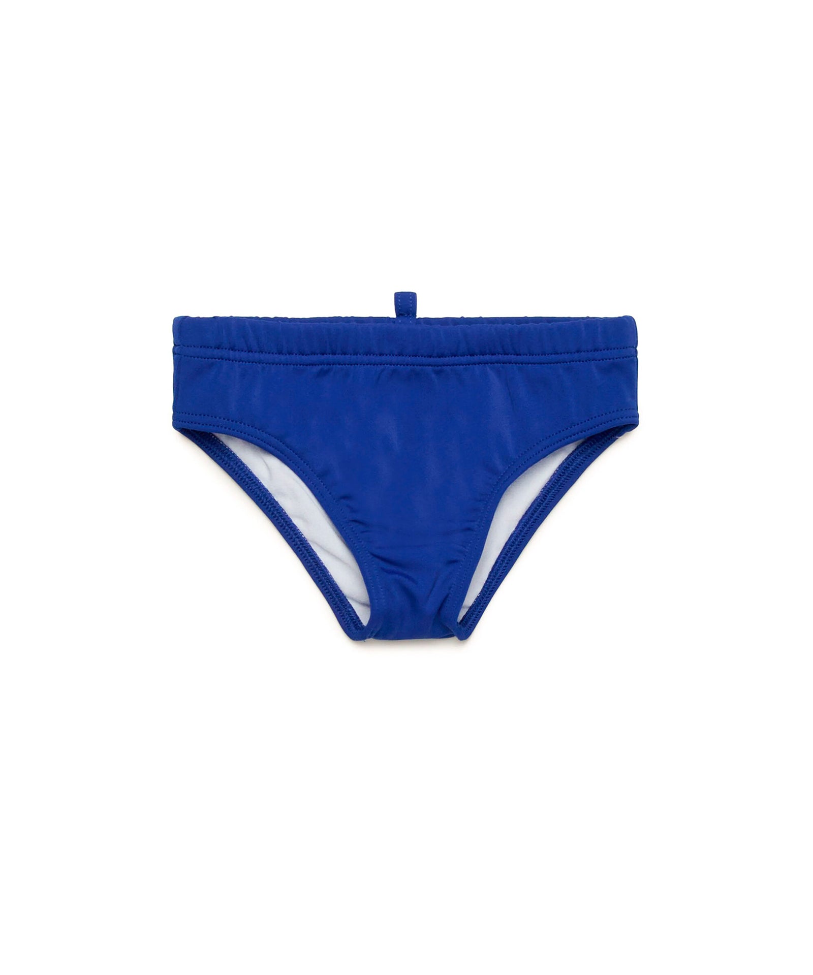 Dsquared2 Kids Costume Slip Blu con Grafica Beach per Neonati