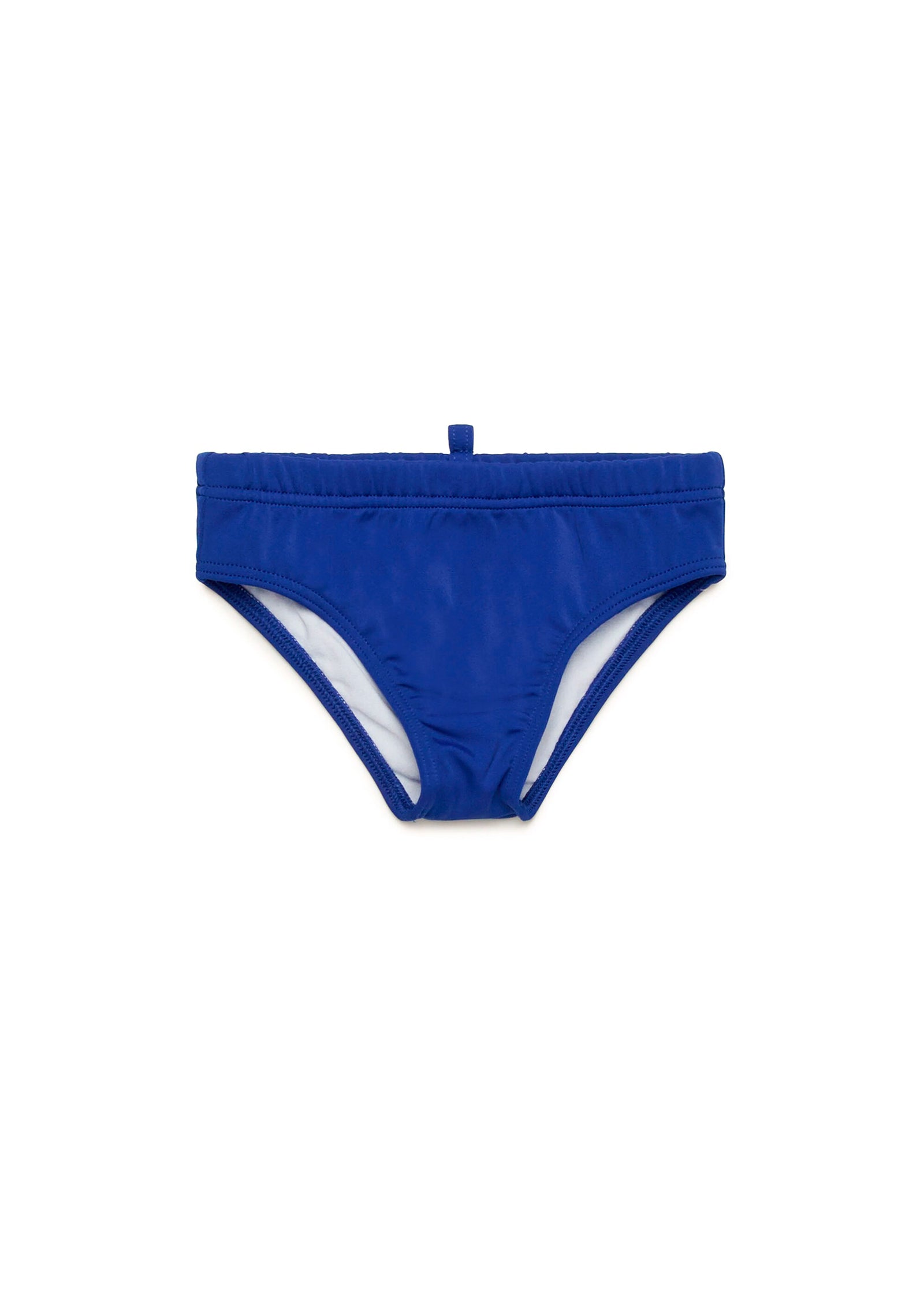 Dsquared2 Kids Costume Slip Blu con Grafica Beach per Neonati