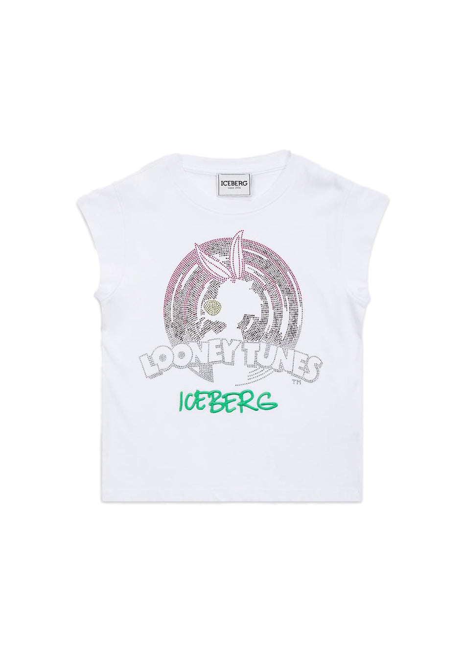 Iceberg Kids T-Shirt Looney Tunes Bianca per Bambine