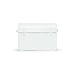 N°21 Kids Borsa a Spalla Bianca con Placca Logo in Finta Pelle